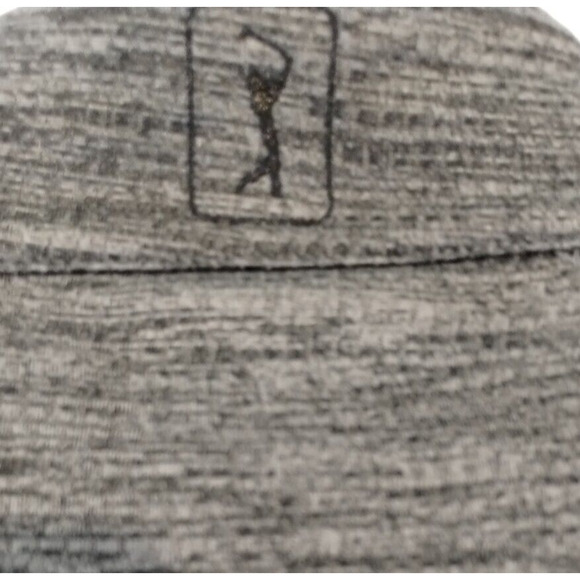 PGA Tour Men's Quarter Zip Gray Pullover Golf Shirt Size XL Fleece Logo Pockets - Picture 9 of 11